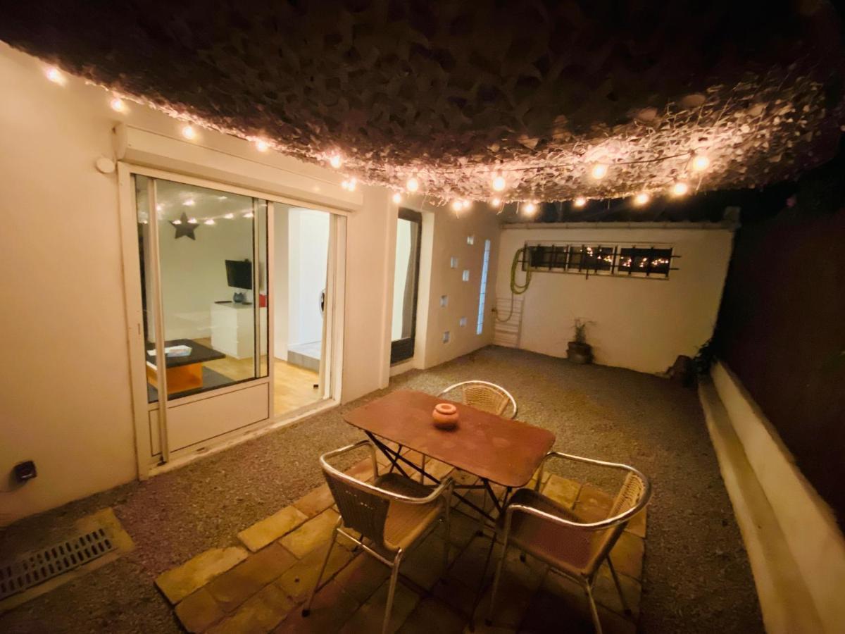 Apartament Grand Studio De 38M2 Et Cour Independante De 25M2 Dont Wifi Et Netflix Montpellier Zewnętrze zdjęcie